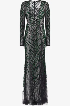 Roberto Cavalli Lace Maxi Dress - Female Dresses 38