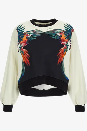Roberto Cavalli Parrot Print Sweatshirt - Female Sweatshirts S