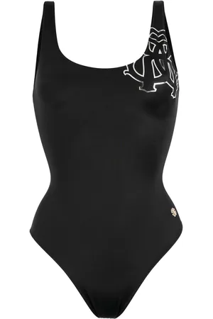 Roberto Cavalli Rc Monogram-print Swimsuit - Female Beachwear Xs