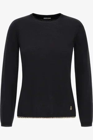 Roberto Cavalli Crew Neck Sweater - Female Knitwear Xs
