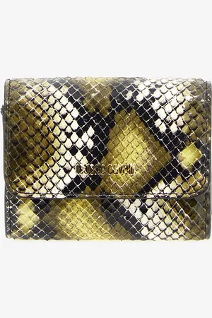 Roberto Cavalli Small Logo-print Leather Wallet - Female Small Leather Goods Unica