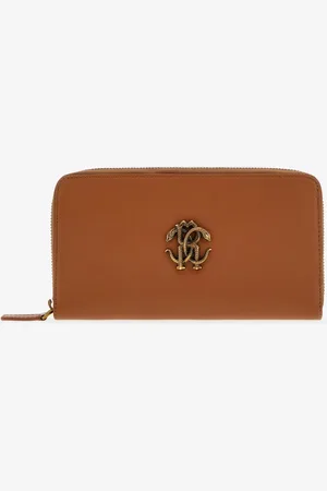 Roberto Cavalli Wallet With Monogram Rc And Zip - Female Small Leather Goods Unica