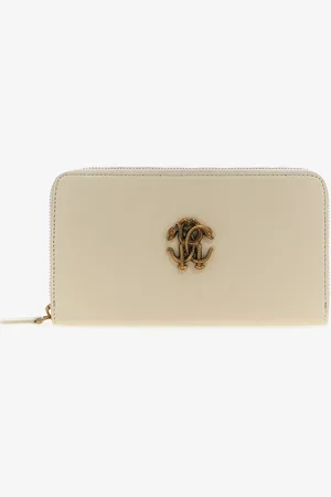 Roberto Cavalli Wallet With Monogram Rc And Zip - Female Small Leather Goods Unica