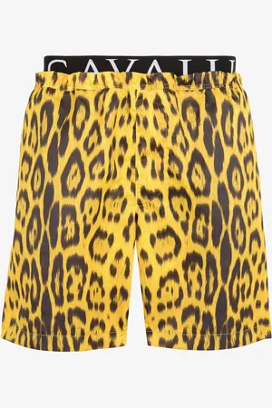 Roberto Cavalli Leopard-print Swim Shorts - Male Beachwear 4