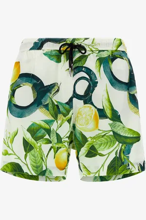 Roberto Cavalli Swim Shorts With Lemon Print - Male Beachwear 4