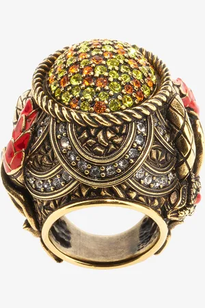 Roberto Cavalli Lemon Snake Ring - Female Fashion Jewelry 14