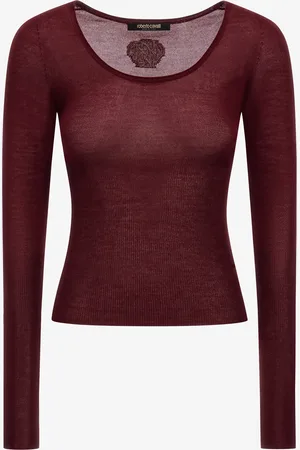 Roberto Cavalli Crew Neck Sweater - Female Knitwear S
