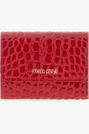 Roberto Cavalli Crocodile-print Wallet - Female Small Leather Goods Unica