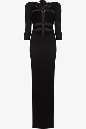 Roberto Cavalli Harness Maxi Dress - Female Dresses 42