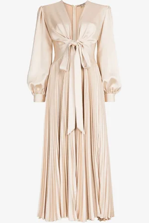Roberto Cavalli Long-sleeve Midi Dress - Female Dresses 44