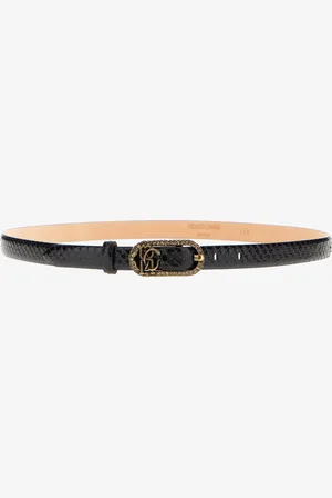 Roberto Cavalli Belt With Monogram Rc - Female Belts 85