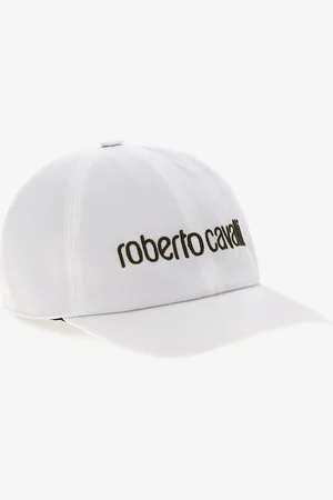 Roberto Cavalli Cap With Logo - Female Hats & Gloves Unica