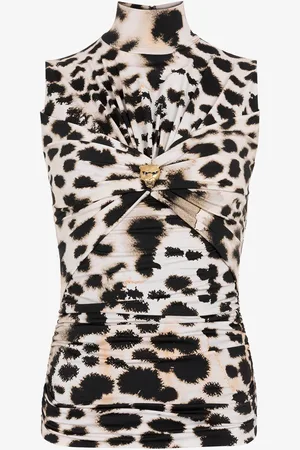 Roberto Cavalli Murena Print Top - Female Blouses & Tops 48