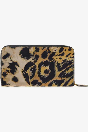Roberto Cavalli Wallet With Monogram Rc And Zip - Female Small Leather Goods Unica