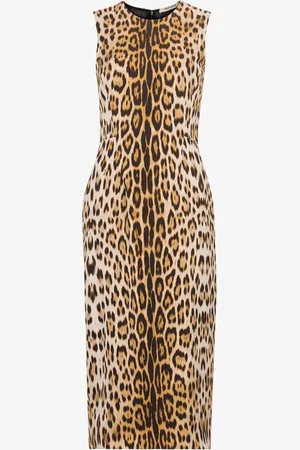 Roberto Cavalli Jaguar-print Dress - Female Dresses 38