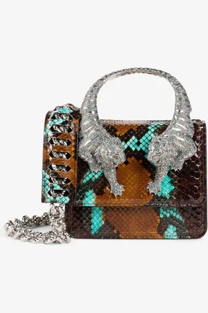 Roberto Cavalli Small Roar Crystal-embellished Shoulder Bag - Female Bags Unica