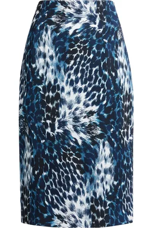 Roberto Cavalli Leopard-print Fitted Skirt - Female Skirts 40