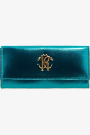 Roberto Cavalli Wallet With Monogram Rc - Female Small Leather Goods Unica