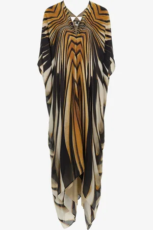 Roberto Cavalli Kaftan With Ray Of Print - Female Dresses 46