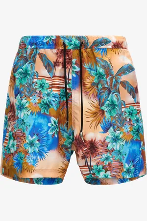 Roberto Cavalli Swim Shorts With Hawaii Print - Male Beachwear 3