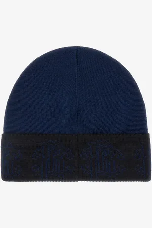 Roberto Cavalli Wool Hat Beanie With Logo Band - Hats & Gloves Unica