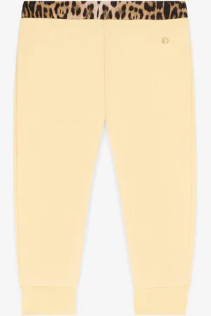 Roberto Cavalli Rc Monogram-embroidered Cotton Track Pants - Female Ready To Wear 06m