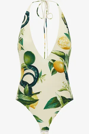 Roberto Cavalli Lemon Print Bodysuit - Female Blouses & Tops 38