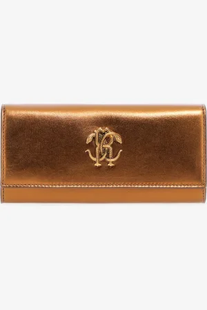 Roberto Cavalli Wallet With Monogram Rc - Female Small Leather Goods Unica