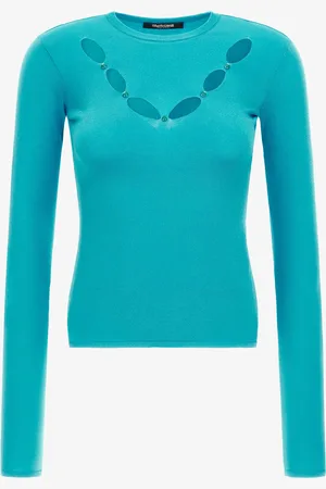 Roberto Cavalli Knit Top With Cut-out - Female Knitwear 40