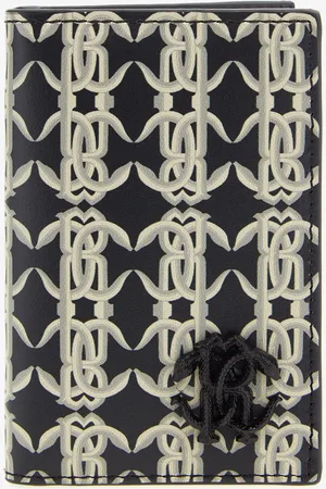 Roberto Cavalli Wallet With Monogram Rc - Male Wallets Unica