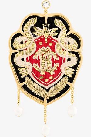 Roberto Cavalli Rc Monogram Crest Earring - Female Fashion Jewelry Unica
