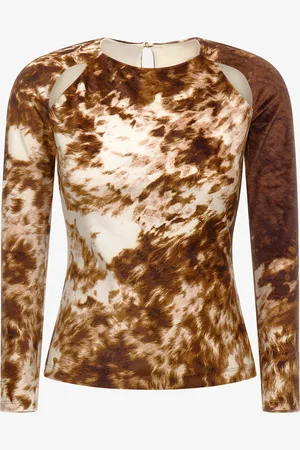 Roberto Cavalli Appaloosa Print Top - Female Blouses & Tops 38