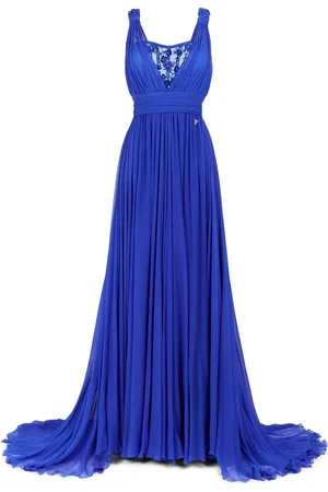 Roberto Cavalli Bead-embellished Silk Maxi Dress - Female Maxi Dresses 40