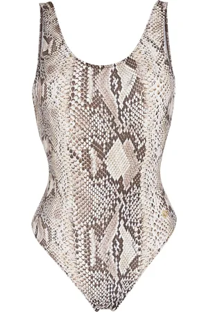 Roberto Cavalli Snake-print Swimsuit - Female Beachwear Xs