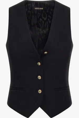 Roberto Cavalli Quilted Vest - Female Blouses & Tops 38