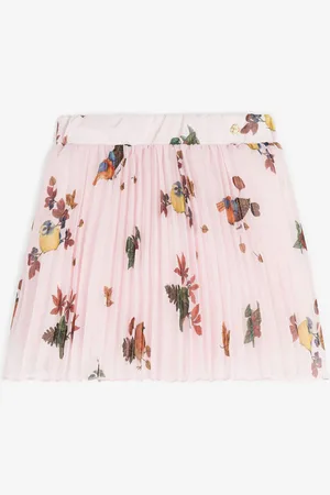 Roberto Cavalli Bird-print Pleated Skirt - Female Ready To Wear 06m