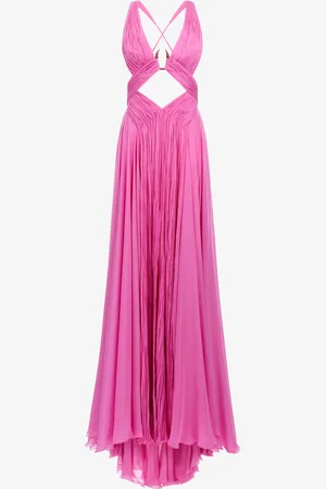 Roberto Cavalli Long Dress With Cut Out - Female Dresses 40