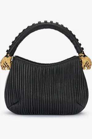 Roberto Cavalli Hobo Roar Bag With Bejeweled Tigers - Female Shoulder Bags Unica