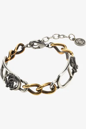 Roberto Cavalli Bracelet With Monogram Rc - Male Fashion Jewelry Unica