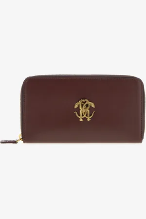 Roberto Cavalli Wallet With Monogram Rc And Zip - Female Small Leather Goods Unica