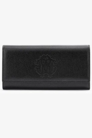 Roberto Cavalli Wallet With Flap And Monogram Rc - Woman Small Leather Goods Unica