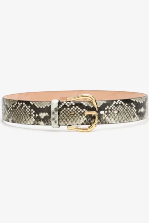 Roberto Cavalli Belt With Fang Buckle - Female Accessories 75