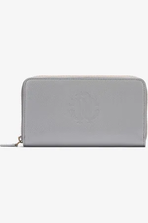 Roberto Cavalli Leather Wallet With Monogram Rc - Woman Small Leather Goods Unica