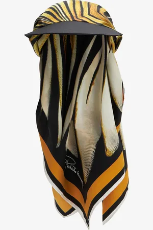 Roberto Cavalli Hat With Visor And Ray Of Scarf - Female Hats & Gloves Unica
