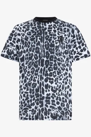 Roberto Cavalli Jaguar Skin Print T-shirt - Man T-shirts And Polos S