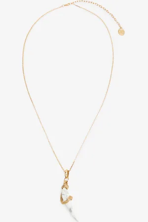 Roberto Cavalli Necklace With Fang Pendant - Female Fashion Jewelry Unica