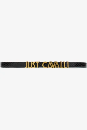 Roberto Cavalli Just Cavalli Logo Belt - Female Accessories 80