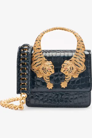 Roberto Cavalli Crocodile-print Roar Bag - Female Shoulder Bags Unica