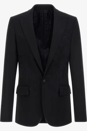 Roberto Cavalli Jacket With Embroidery - Male Suits & Blazers 48