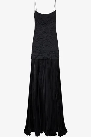 Roberto Cavalli Long Snakeskin-effect Dress - Female Dresses 38